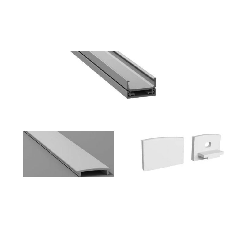 Aluminum LED Strip Channel For 15mm Double Row LED Lighitng Strips